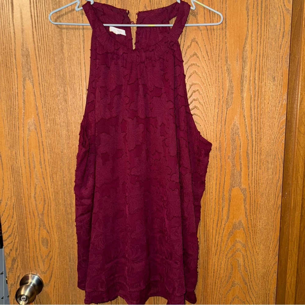 Maurices Burgundy Tank Top
